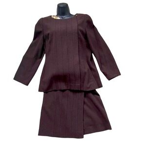 CHANEL Wool Tweed Suit